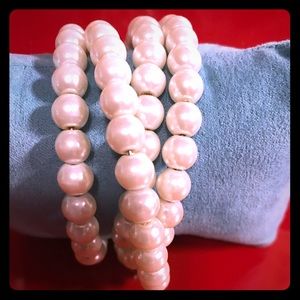 Vintage faux pearl bracelet